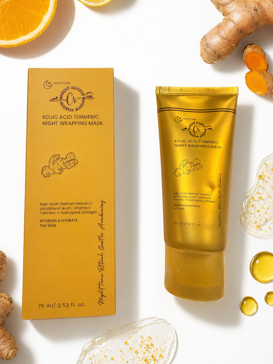 Kojic Acid and Turmeric Night Wrapping Mask