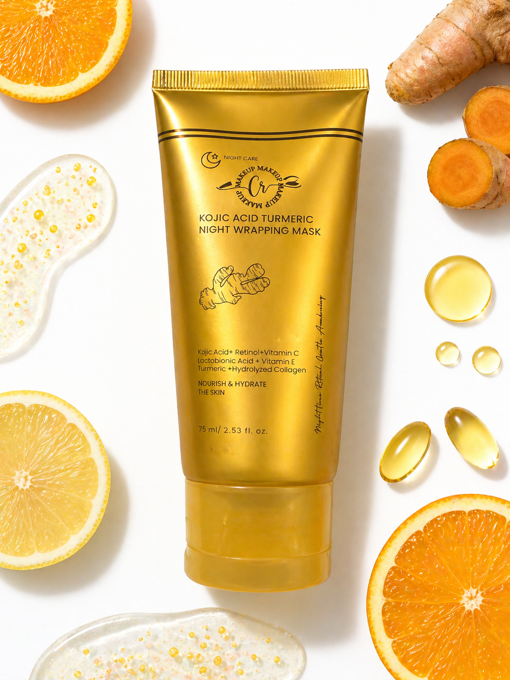 Kojic Acid and Turmeric Night Wrapping Mask