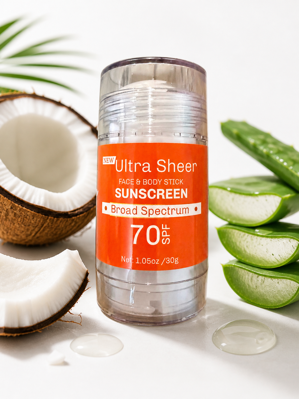 Face and Body Stick Sunscreen Broad Spectrum 70SPF