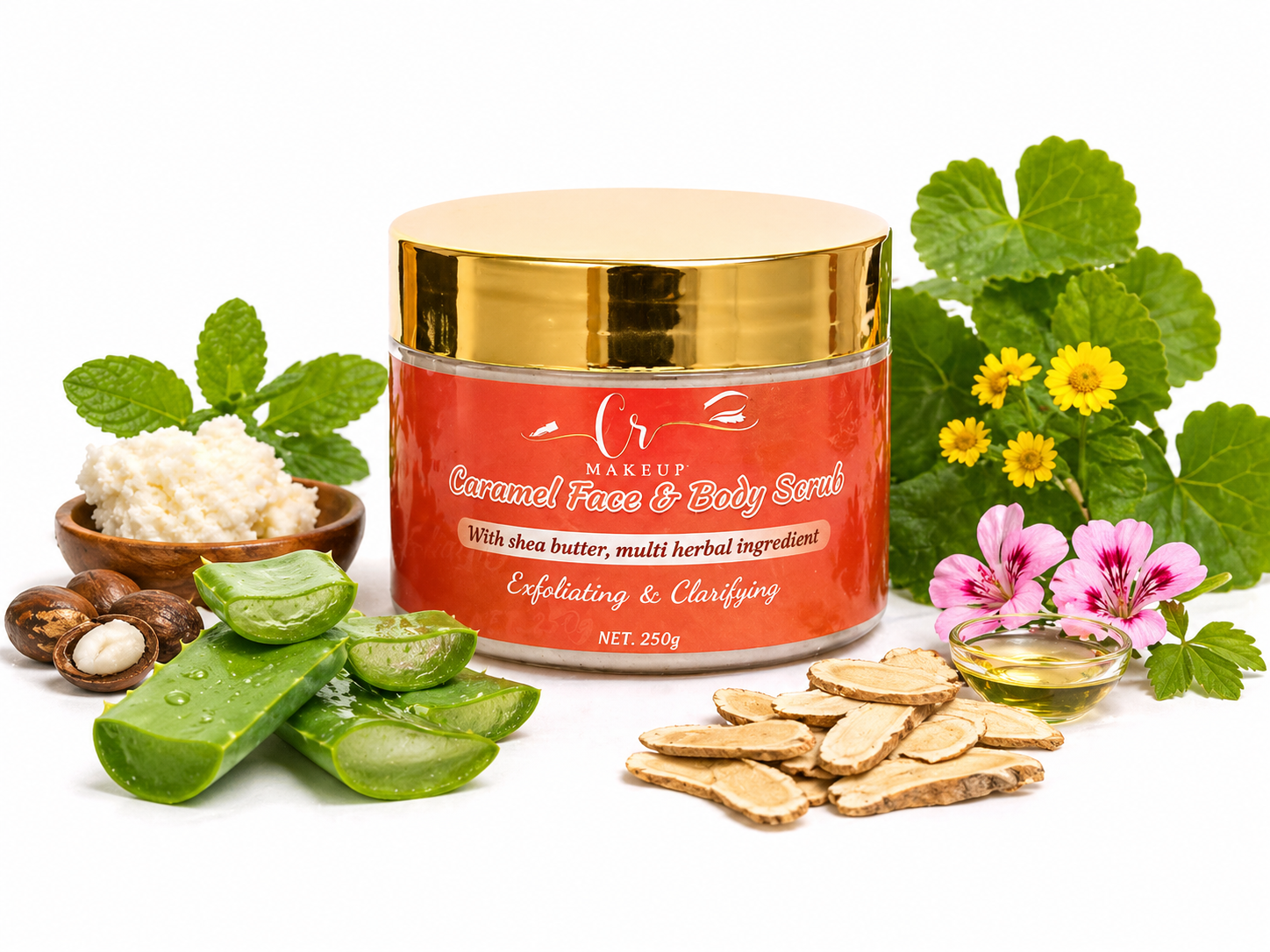 Caramel Face and Body Scrub