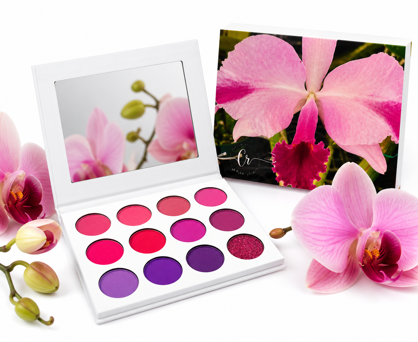 Orchid Pink Eyeshadow Palette – Cattleya Collection