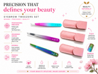 Precision Eyebrow Tweezers